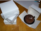 Lot of 20 Cake Boxes bakery birthday cup cake paper brand New SIZE Cake Box 7 x7 x 3'' /18 x 18 x 7.5 cm