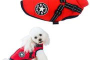 Tineer insulated - waterproof dog Coat, integrated harness - size M