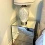 Mirrored Bedside Locker (2) and Lamp (2) Image 2