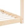 Kids Bed Frame Solid Pine Wood 90x200 cm Image 10