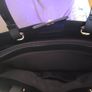 Ladies black  leather handbag Image 2