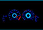 Plasma Glow Gauges - HONDA Civic MK5, MK6, CRX Del Sol, Prelude MK5; NISSAN Primera GT P11, TOYOTA Celica T23, MR2 W20, VW Transporter T3