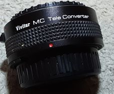 vivitar mc tele- converter