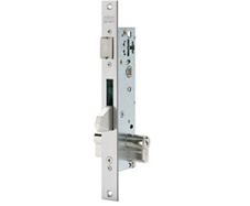 Tesa Assa Abloy 421038AI Single Point Sliding Lever Lock for Stainless Steel Metal Profiles Entry 25 mm