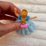 Papo Blue Princess Skating Figure 2016 Figure Skater Ice Skates Crown approx. 10 cm. Used Please see photos Image 9
