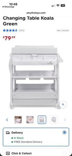 baby multi purpose baby changing table (brand new in box)