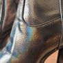 Black Chameleon Waterproof Ultra High Platform  Ankle Boots, size 40 Image 6