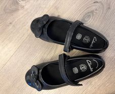 Clarks black school shoes