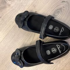 Clarks black school shoes
