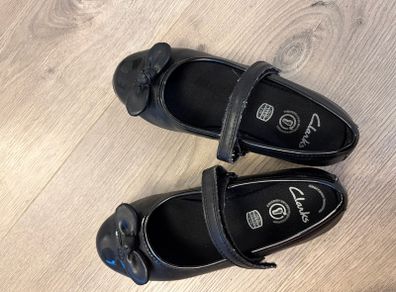 Clarks black school shoes