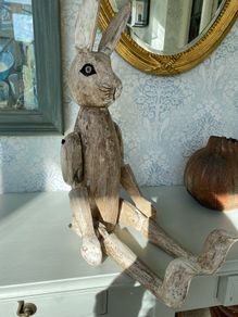 Rustic Wooden Hare