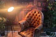 antique chesterfield director chair