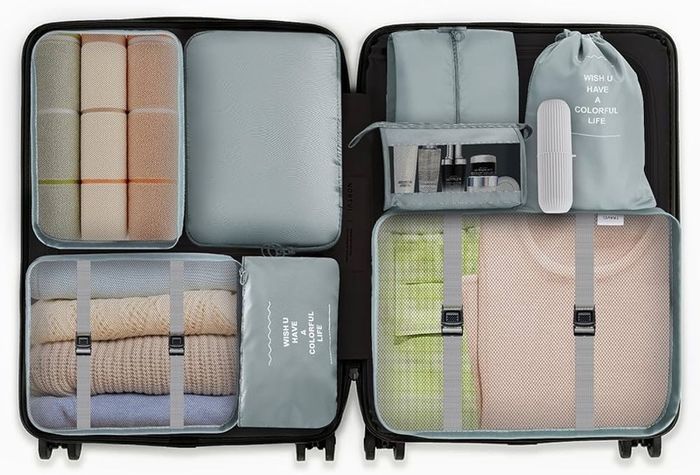 NEW SALE |  Packing Cubes for Suitcase,9PCS Travel Luggage Packing Organizers for Backpack, Waterproof Travel Essentials Bag, Travel Accessories