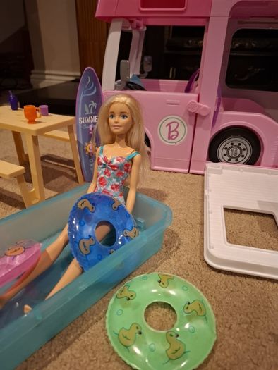 Barbie Camper Van and accessories