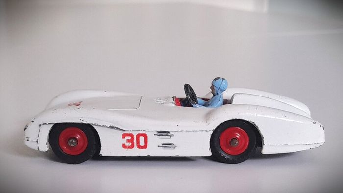 Diecast Vintage Dinky Toys Mercedes-Benz Racing Car - Fair to Good Original Condition/No Box