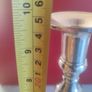 Silver Metal Tall Candle Holder. Image 3