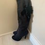Ladies Black Suede Thigh high boots Size 40/UK6.5 Image 5