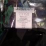 Subway authentic black short sleeve shirt Image 2