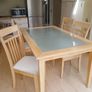 Solid Wood Table & Chairs Image 3