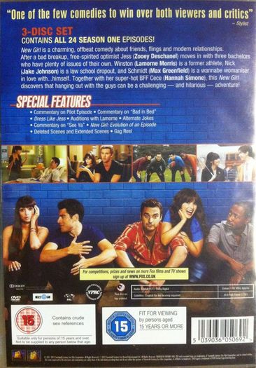 New Girl - Season 1 [DVD TV Boxset]