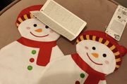 Christmas snowman dog toy