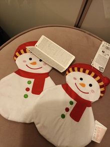 Christmas snowman dog toy