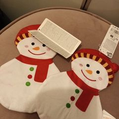 Christmas snowman dog toy