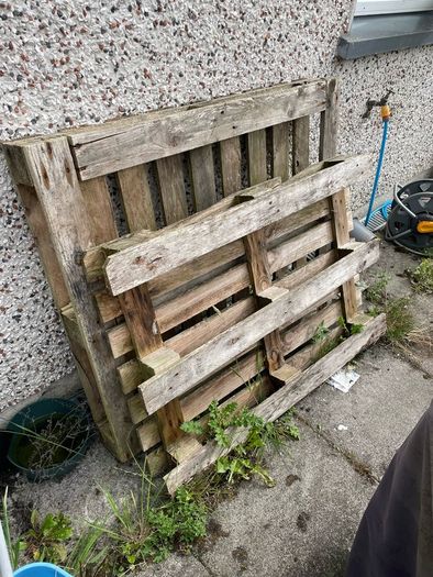 wooden pallets