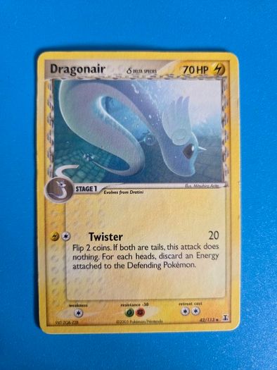 Dragonair Pokemon Card (Delta Species) 42/113 Non Holo Delta Species (2005)