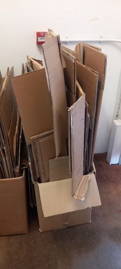 cardboard boxes mixed lot
