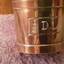 vintage brass measuring jugs Image 7