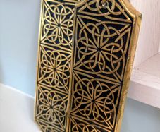 Vintage brass push plates (2)