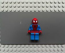 lego super heroes sh0115 Spider-Man minifigure- Black Web Pattern, Red Hips