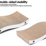 Cat Scratcher Cat Scratching Board Cardboard Cat Scratchers with Premium Scratch Textures Design Curved Shape Reversible Use Durable Scratching Pad MULTIPLE STYLES AVAILABLE, SEE PHOTOS (FREE POSTAGE) Image 10