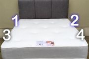Double 4ft6 5ft King And 6ft Superking Sizes Divan Beds Instock. Tufted Mattresses And Optional Drawers Available