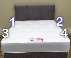 Double 4ft6 5ft King And 6ft Superking Sizes Divan Beds Instock. Tufted Mattresses And Optional Drawers Available
