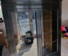 Black Display Cabinet