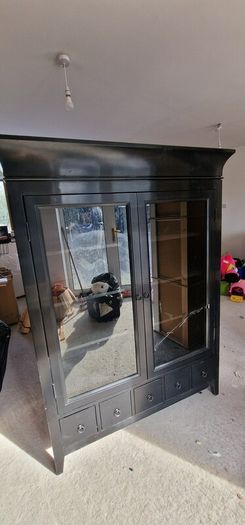 Black Display Cabinet