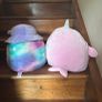 Squishmallows Bundle, Narwhal & Alien (Galaxy + Pink) Soft Plush Toys Image 2