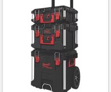 Milwaukee tool pack out tool box trolley.
