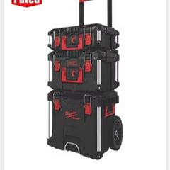 Milwaukee tool pack out tool box trolley.