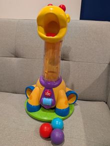 Bright Starts - Spin & Giggle Giraffe Ball Popper