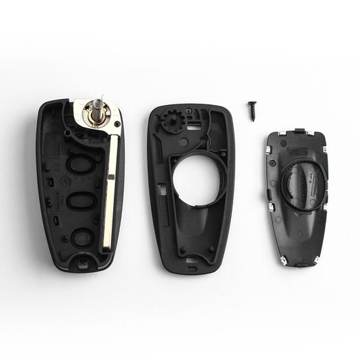 New 3 Buttons For Ford Focus Fiesta 2013 Fob Case with HU101 Blade Flip Folding Remote Key Shell Fob Case