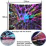 Trippy Tapestry Fantasy Rainbow Colourful Forest Aesthetic Bedroom Decor (Multiple Sizes) Image 4