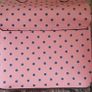 Leather LYDC Large Polka Dot Satchel Image 6