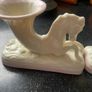 BELEEK antique pair of cornucopia seahorse vases Image 3