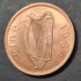 Excellent Ireland 1966 Penny 1d Coin Full Lustre Image 4