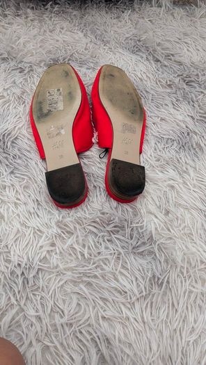 H&M red mules