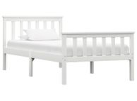 main image for ad Bed Frame White Solid Pinewood 90x190 cm
