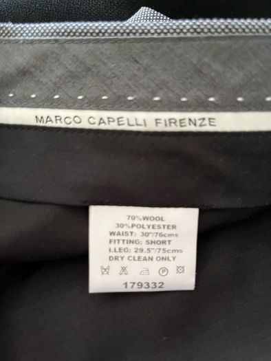 Marco Capelli Firenze Suit Grey Micro-Dot with Black